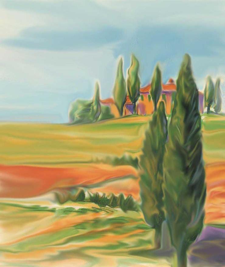 Paesaggio toscano Biagioli Nikla