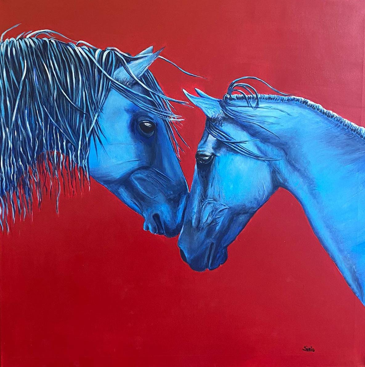 Horses wishpering SIRIO (Elvira Sirio)